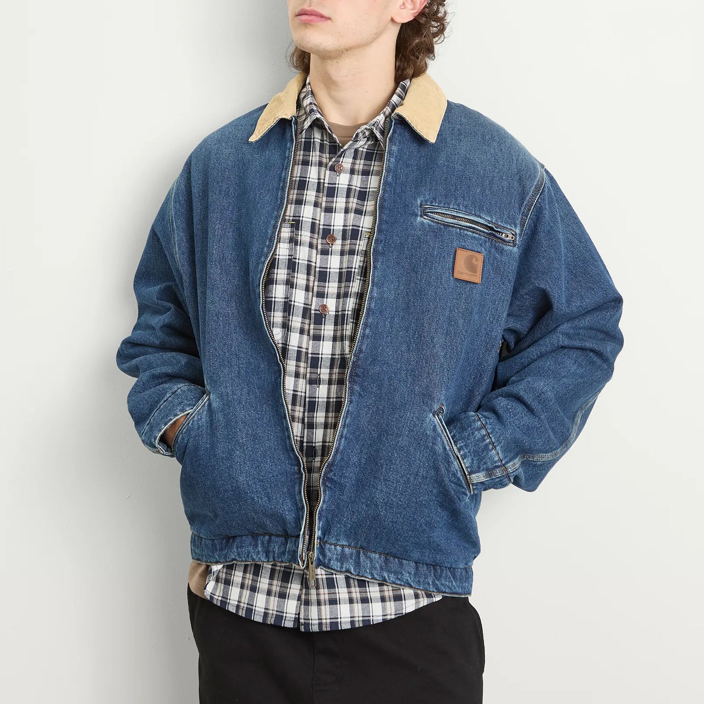 OG Detroit Jacket Blue Worn Used