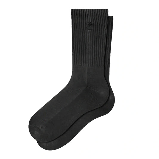Hudson Socks Black, Chalk wash