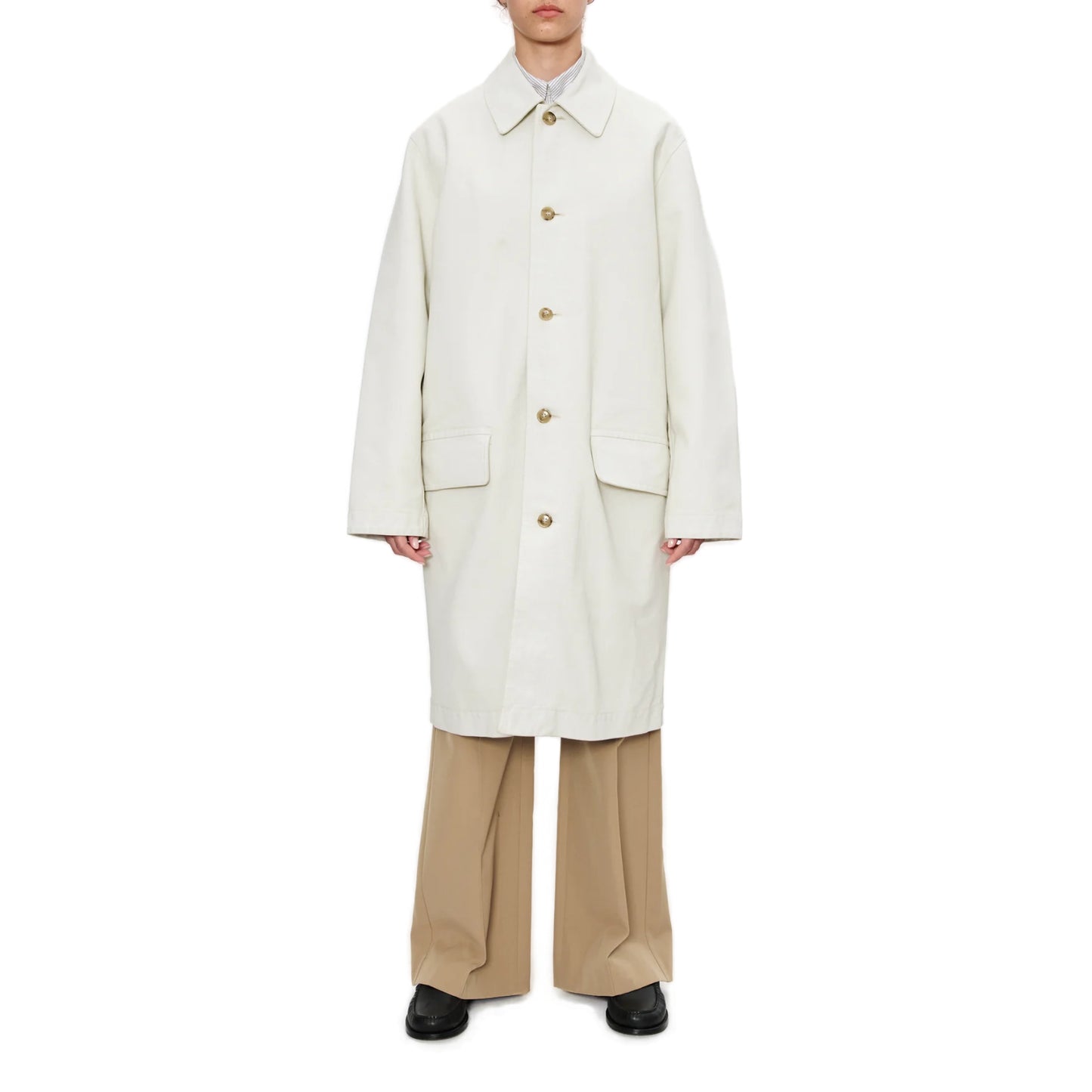 UNISEX OVERCOAT IN COATED CANVAS CRAIE