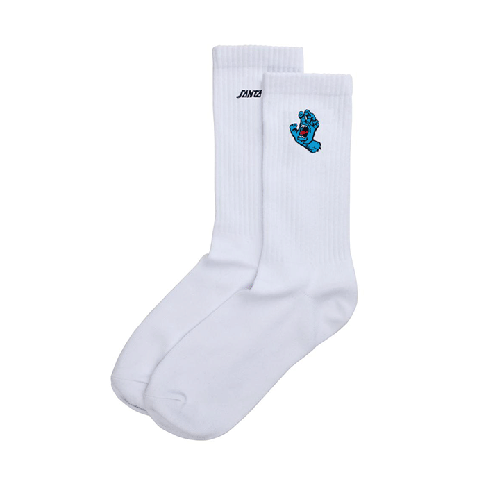 Santa Cruz Socks (EU) Screaming Mini Hand White 42-45 EU