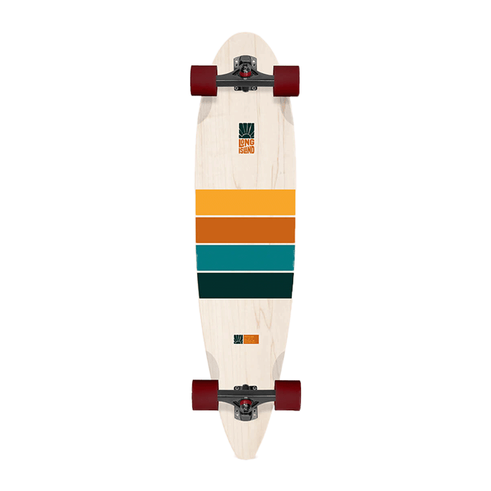 Stripe 39″ Pintail Longboard