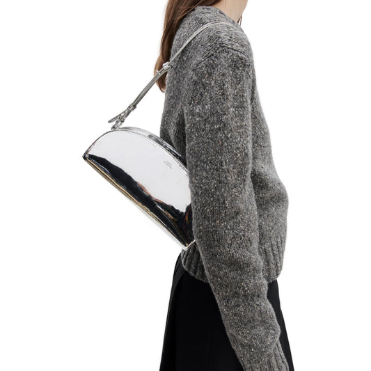DEMI-LUNE SHOULDER BAG ARGENT