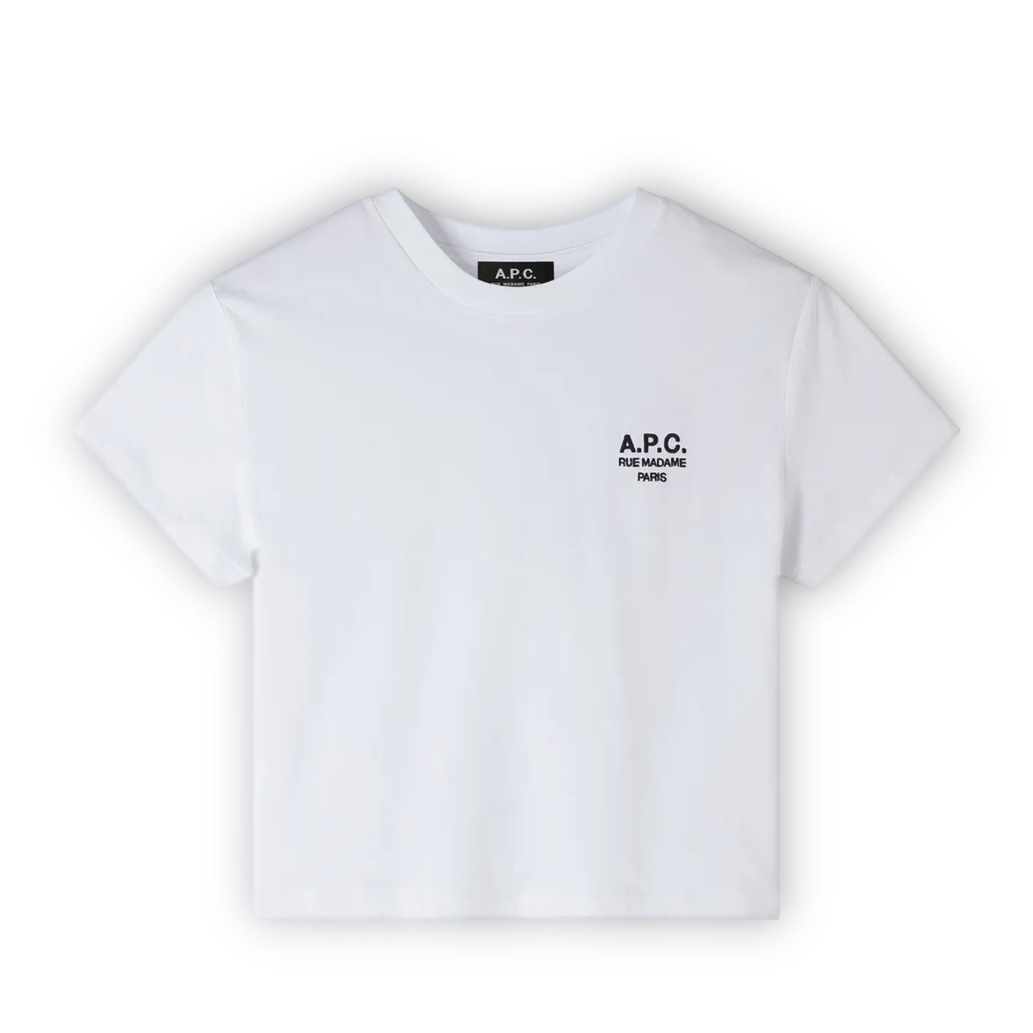 BOXY RUE MADAME T-SHIRT GOTS BLANC/DARK NAVY