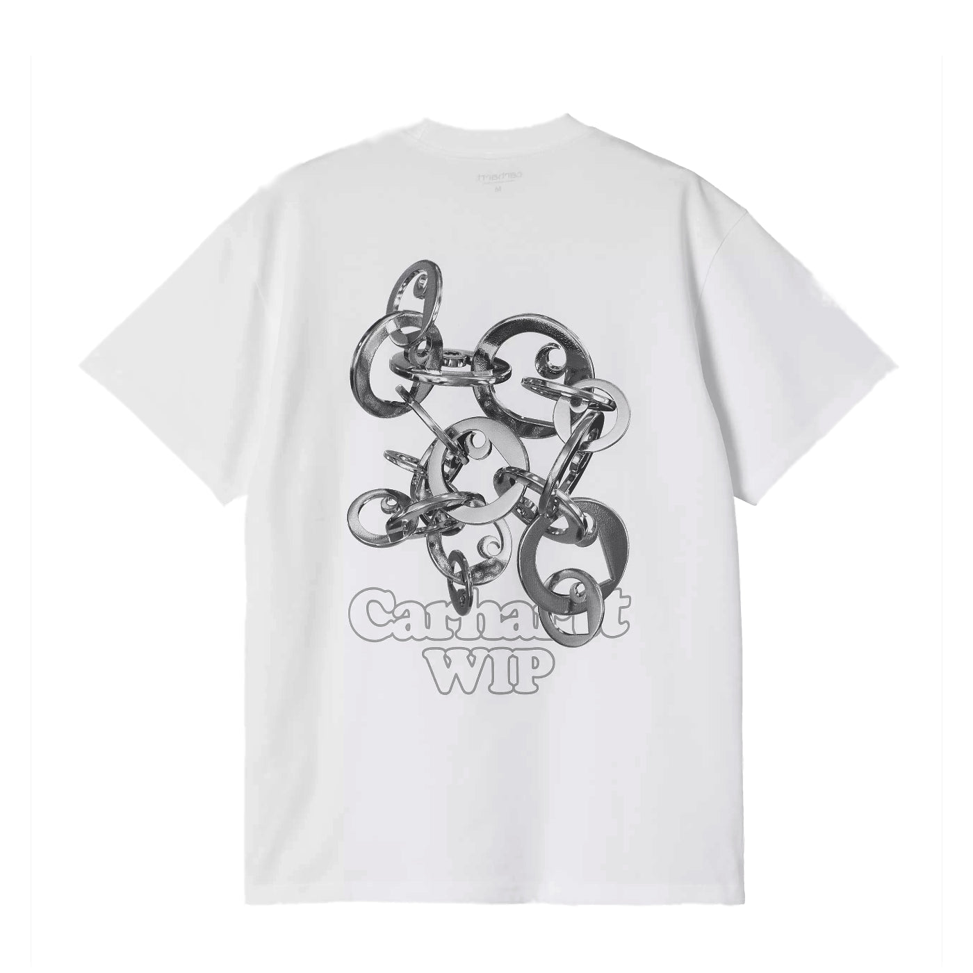 S/S Linked Charms T-Shirt White / Silver