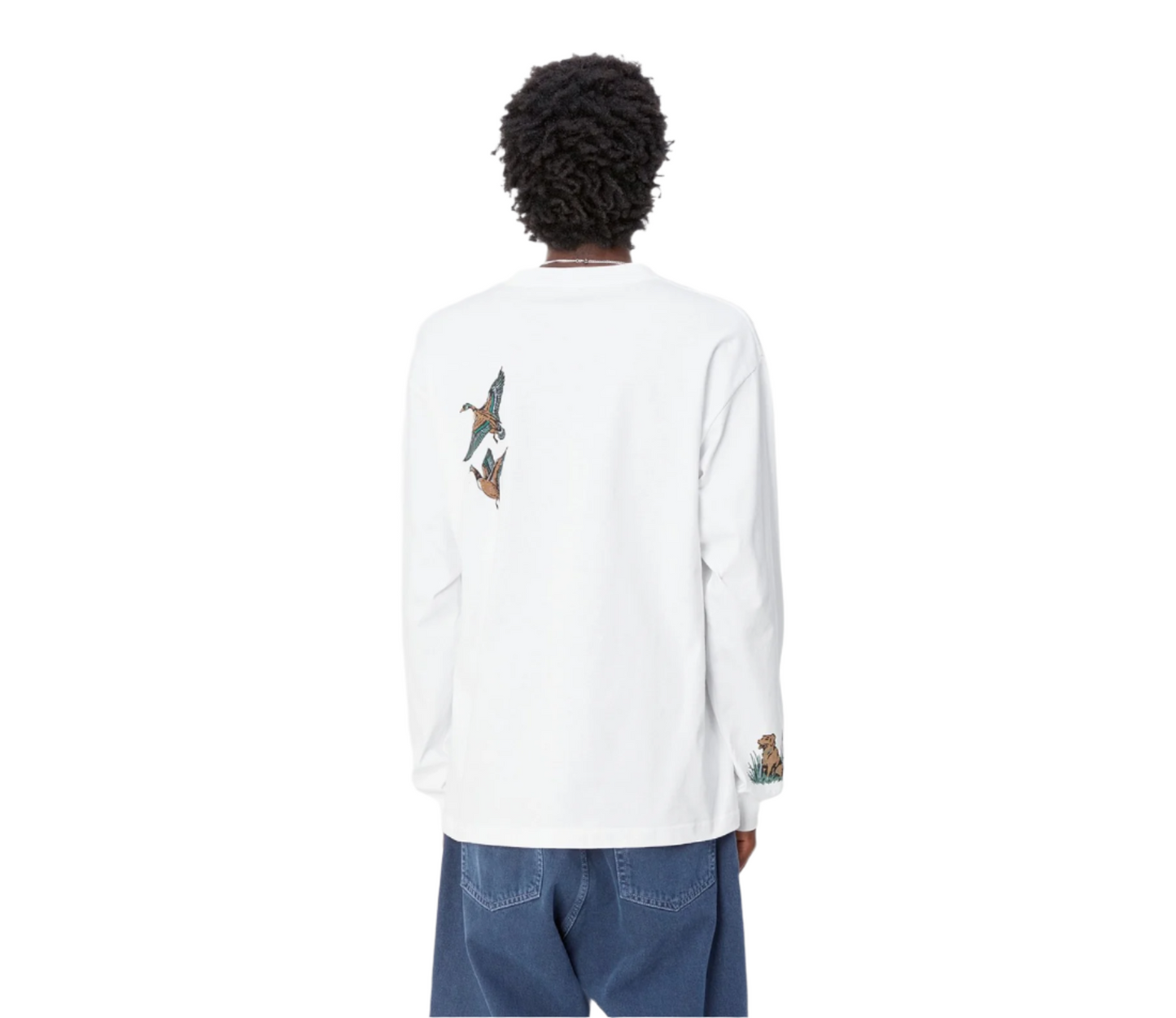 L/S Ducks T-Shirt White