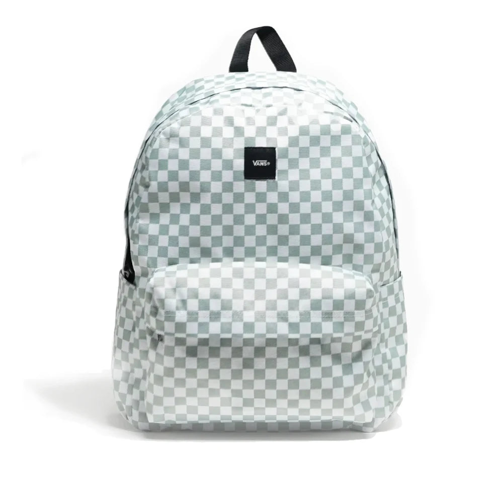 Old Skool Check Backpack – Green/White