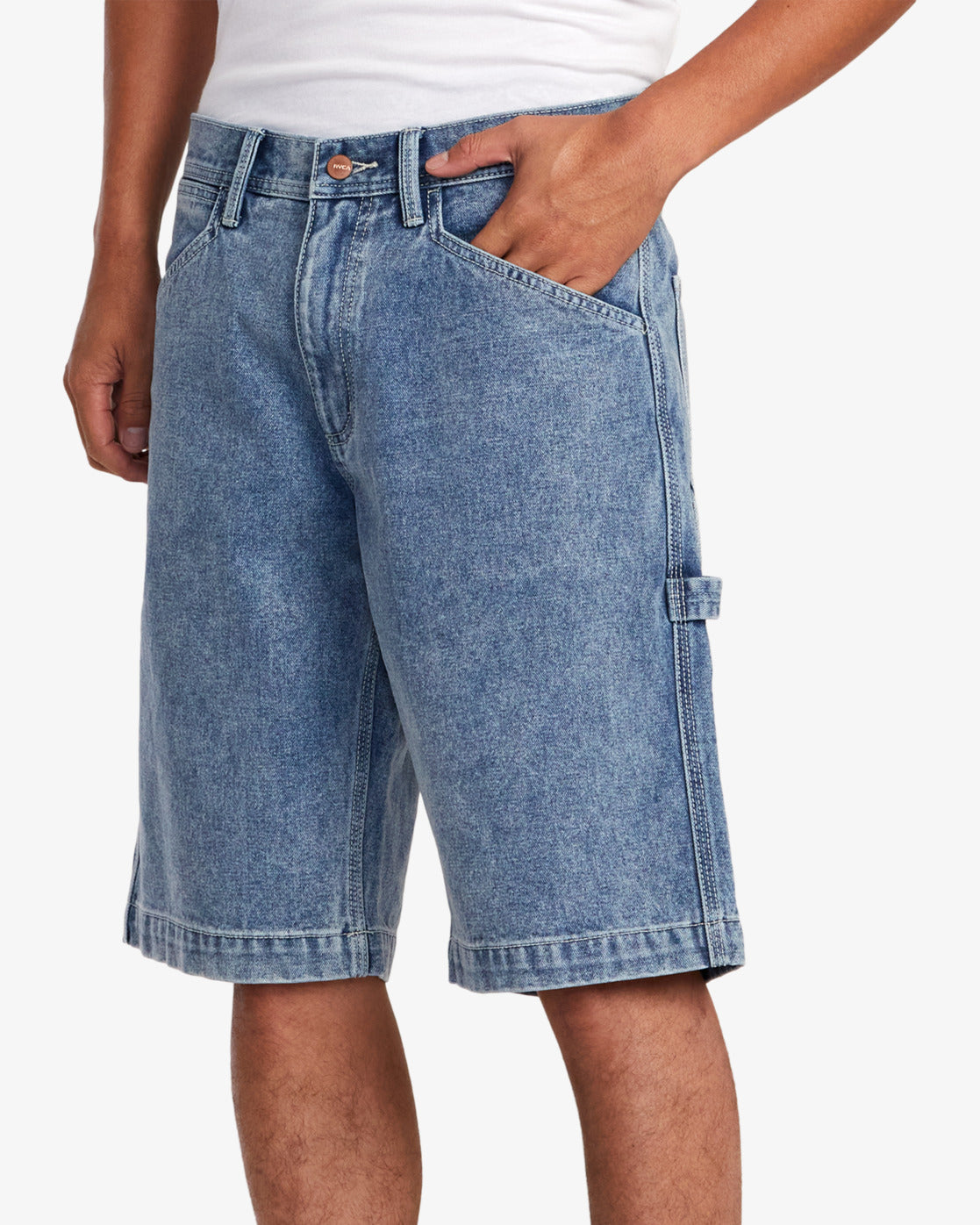 CHAINMAIL DENIM SHORT