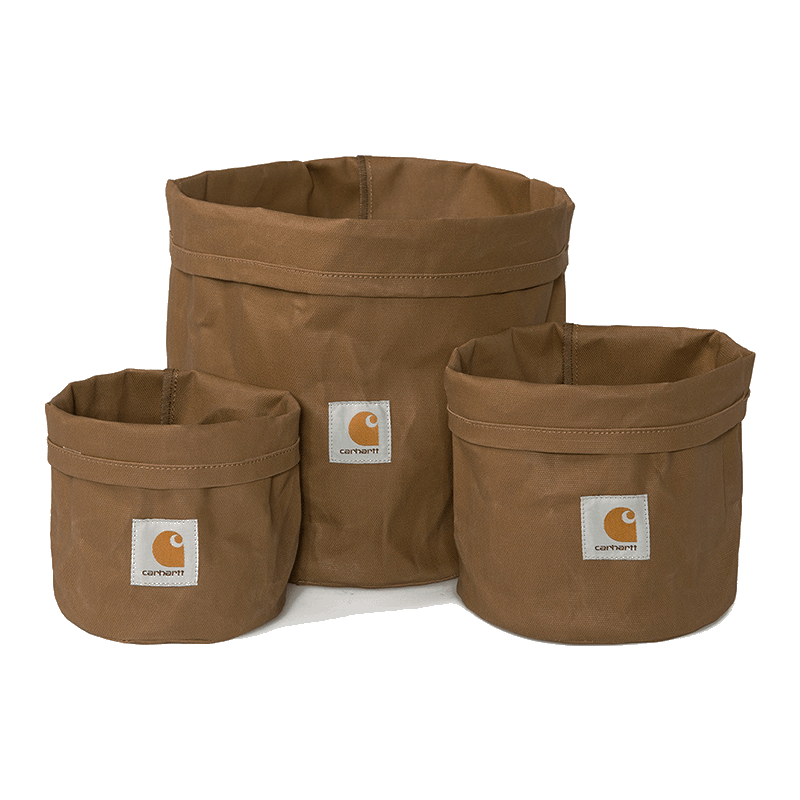 Canvas Planter Set Brown