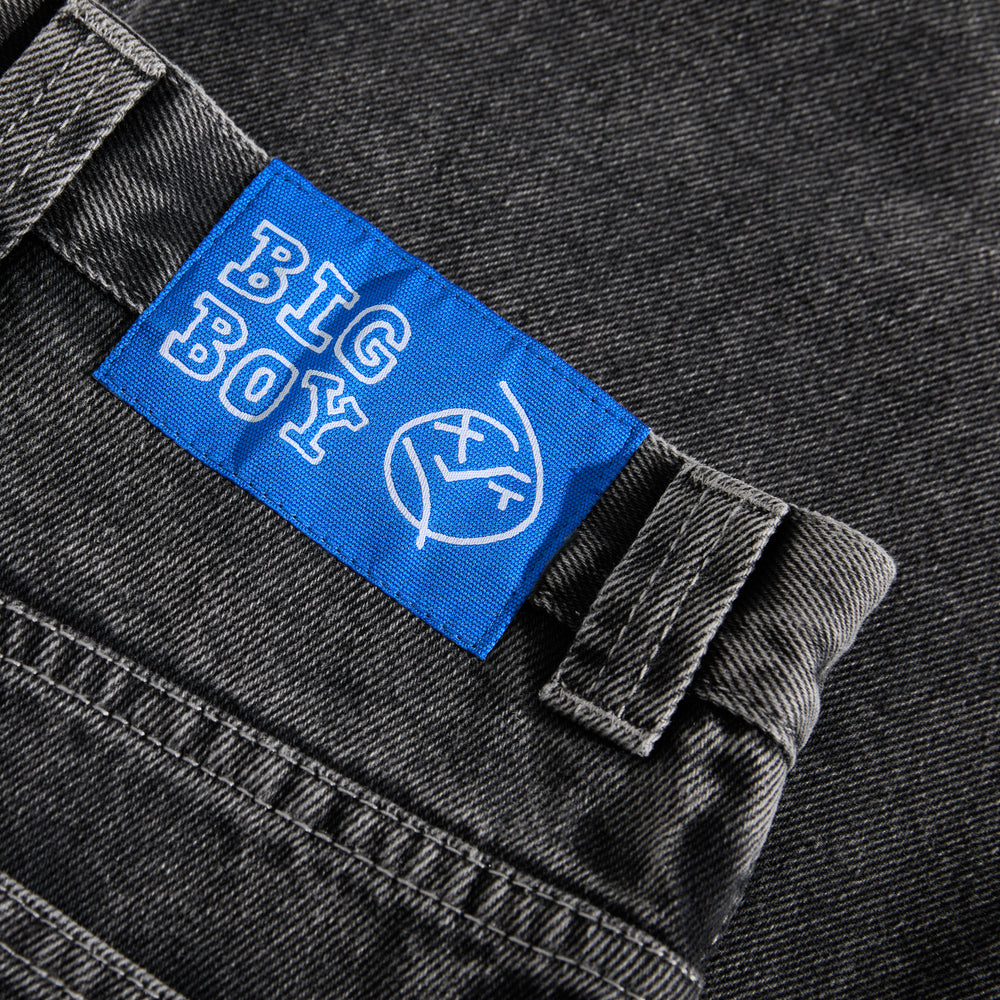 Big Boy Pants Silver Black