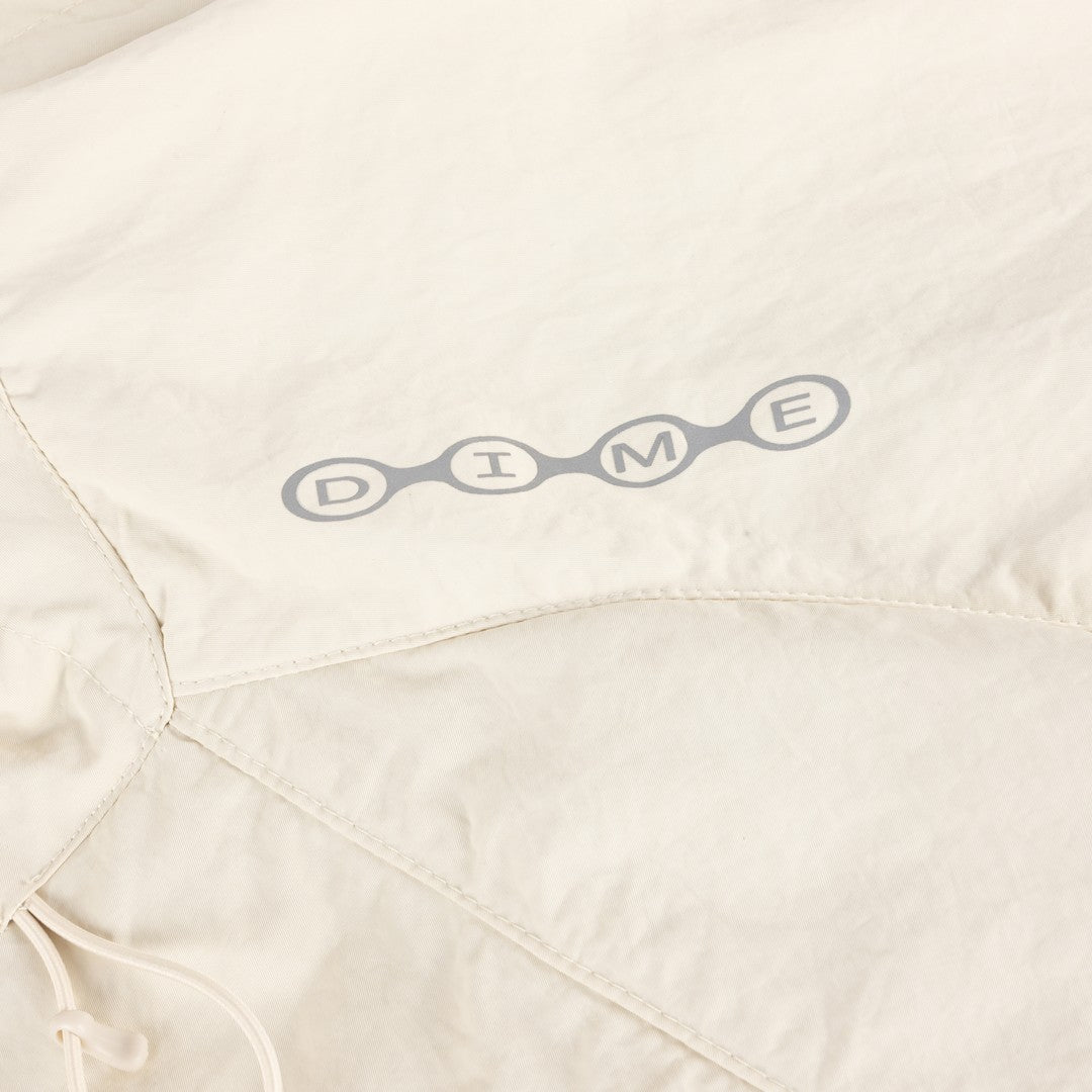 Crinkled Tech Windbreaker Off White