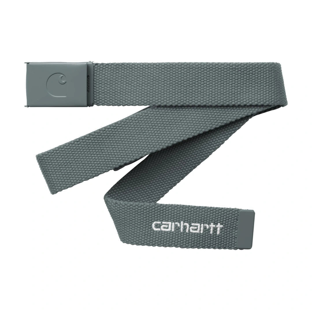 C-Logo Belt Tonal Velvet Green / White