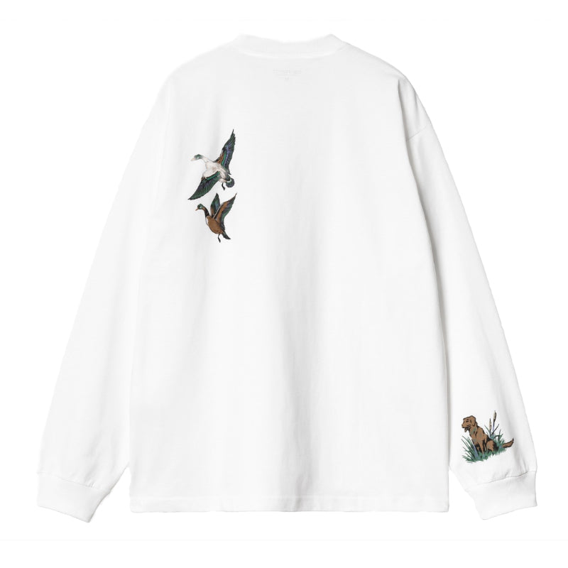 L/S Ducks T-Shirt White