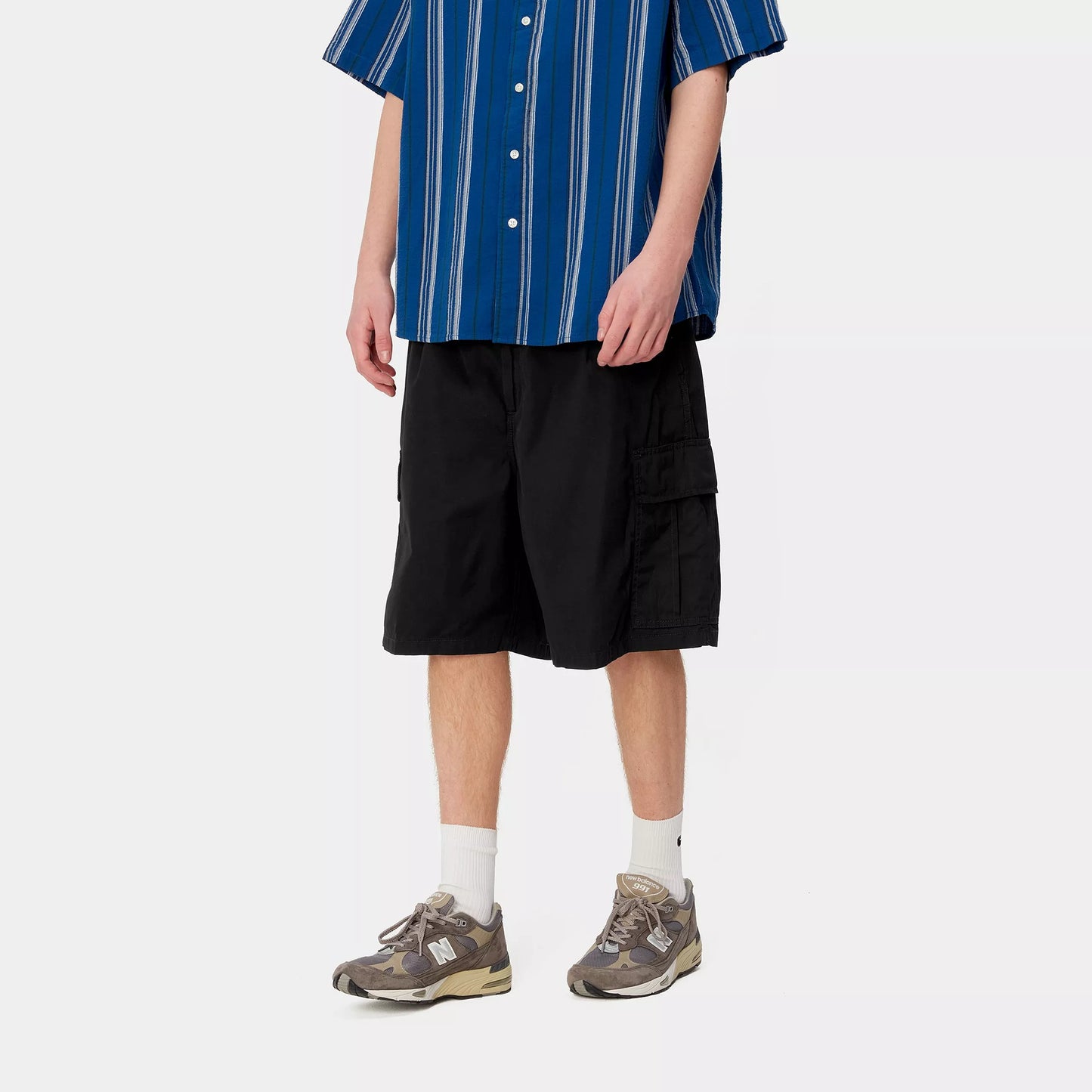 Cole Cargo Short Black Rinsed