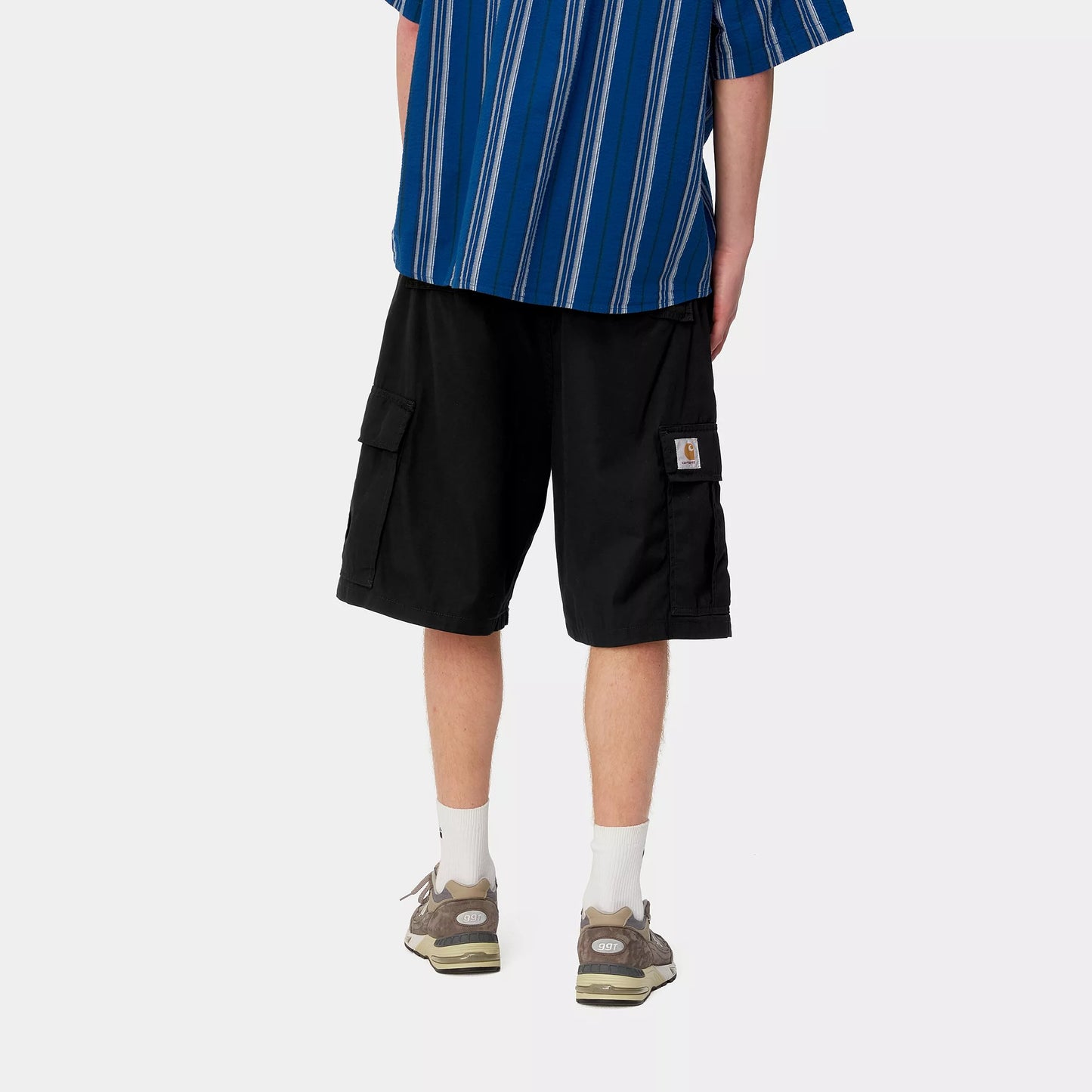 Cole Cargo Short Black Rinsed