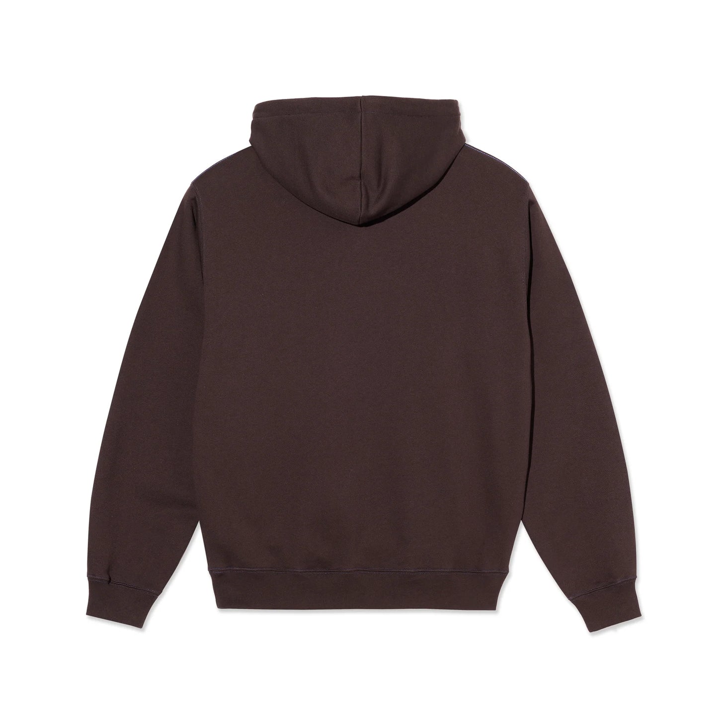 Contrast Dave Hoodie Crude Logo Chocolate