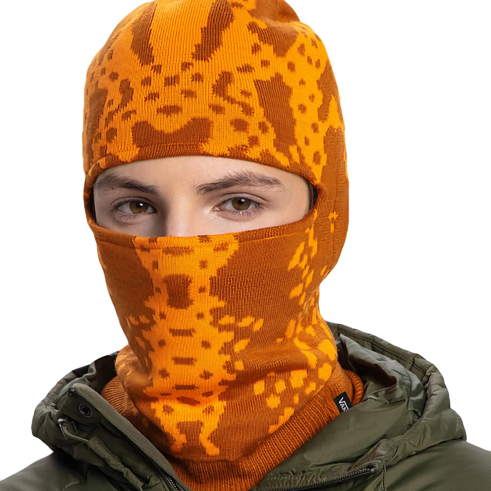 MTE Steeplebase Balaclava – Solar Yellow Animal Print