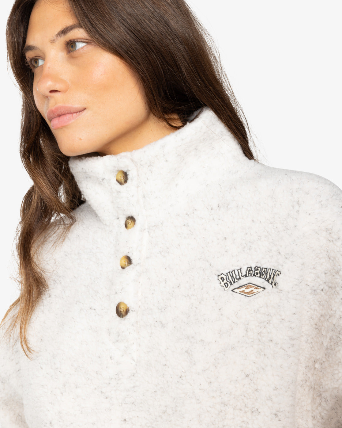 Run the Road Half Zip White