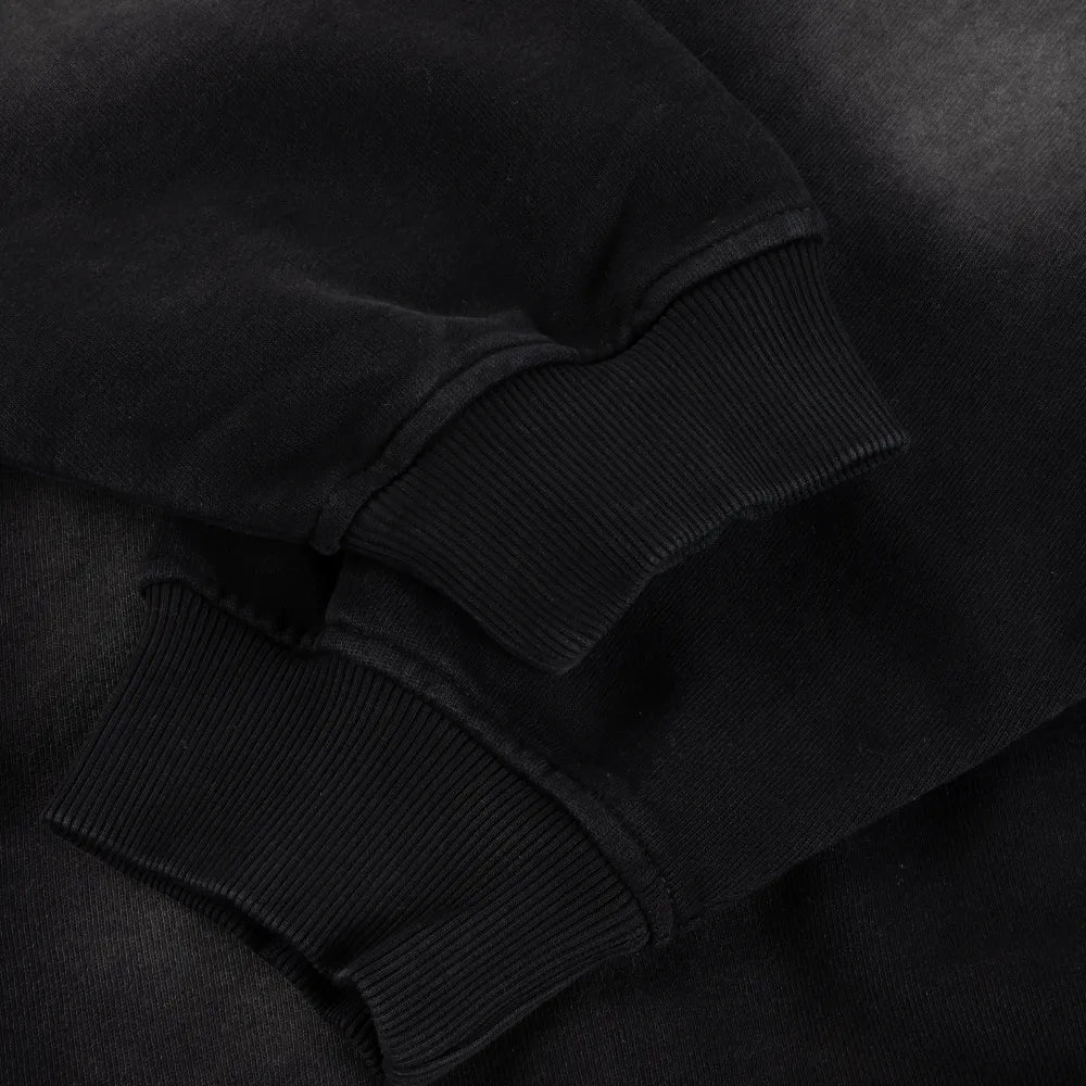 Faded Fleece Bomber Black