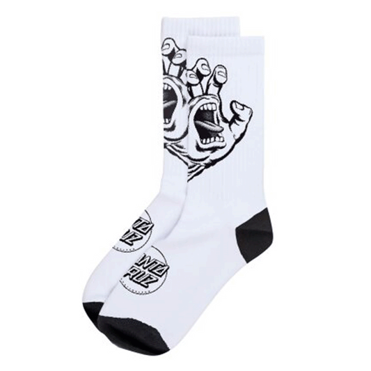 Screaming Hand Mono White