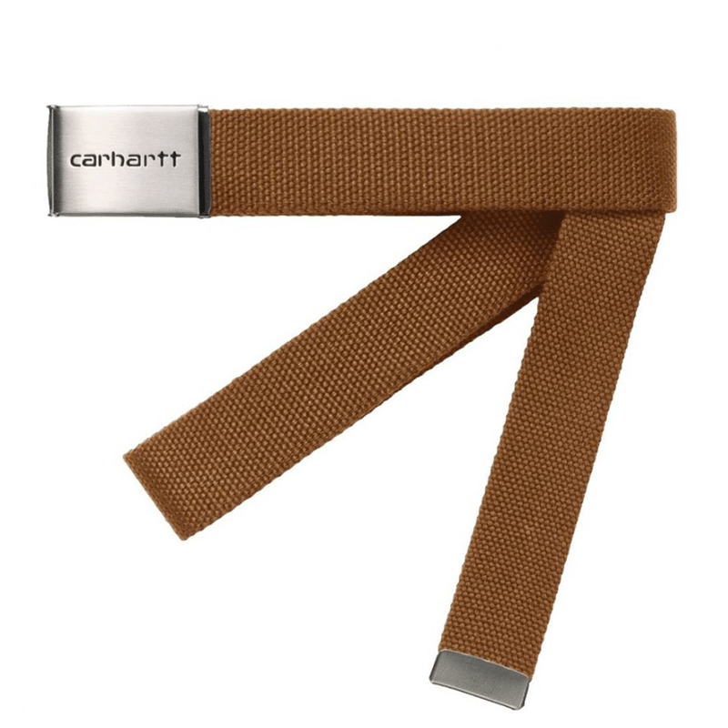 CLIP BELT CHROME Hamilton Brown