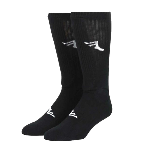 Knee High Painkillers Socks (FOAM SEWN IN) - SM (5-9.5) Black