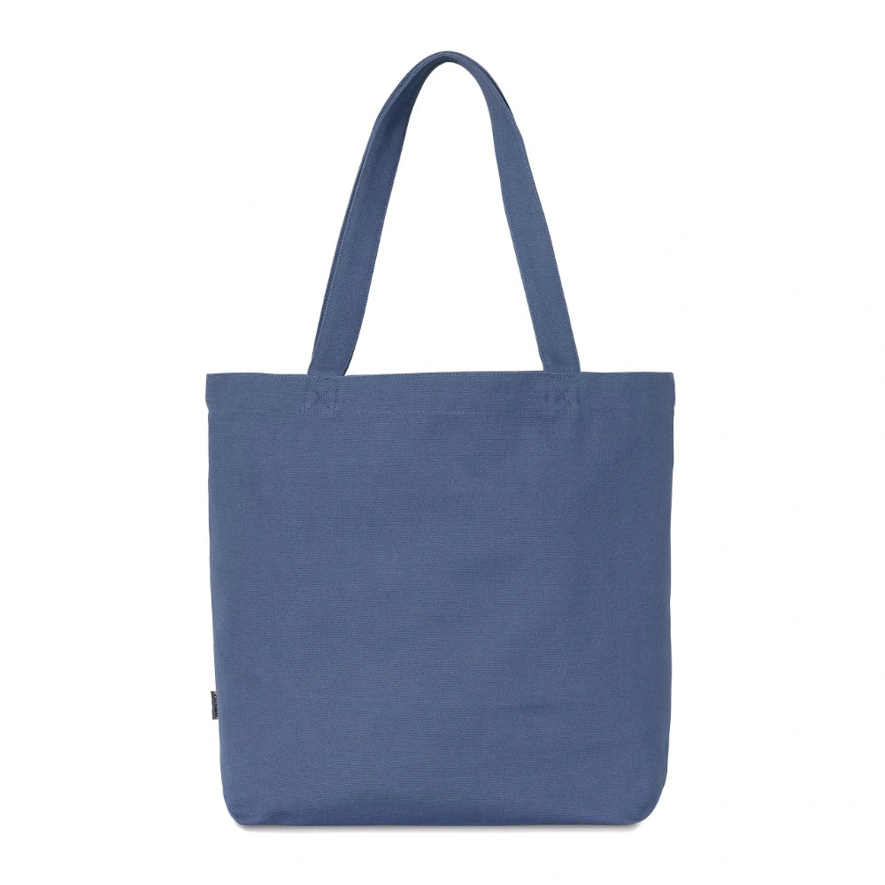 Canvas Graphic Tote Blue