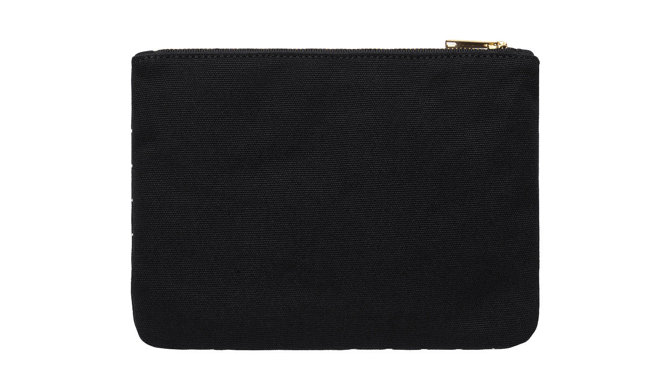 Canvas Graphic Zip Black