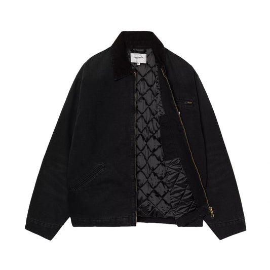 Detroit Jacket Black Stone Canvas