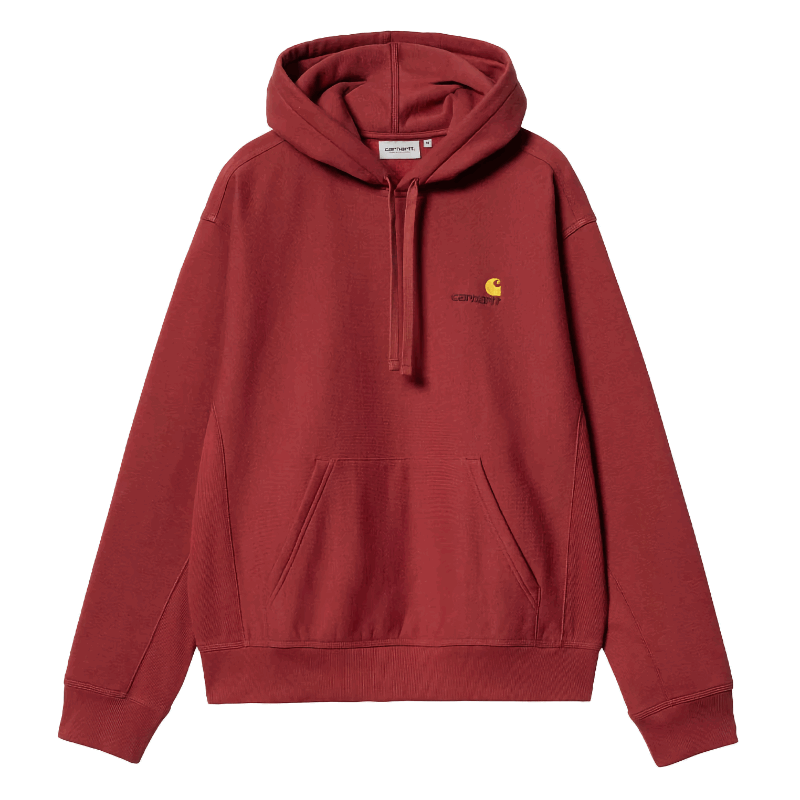 Hooded American Script Sweat Tuscany