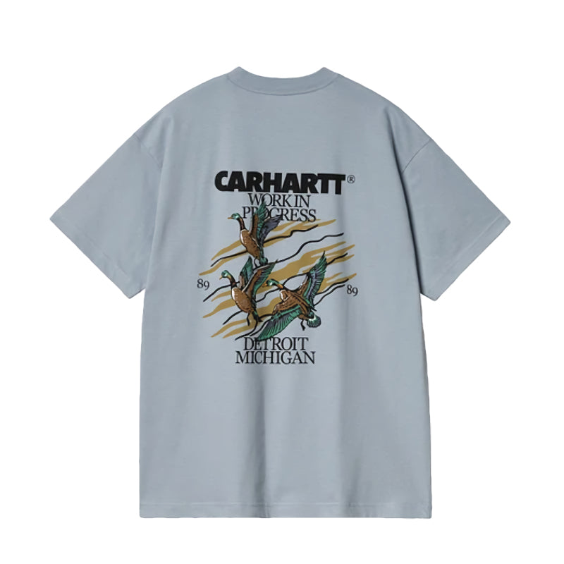 S/S Ducks T-Shirt Misty Sky