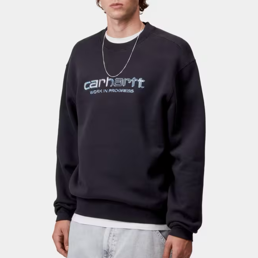 Solar Chrome Sweatshirt Dark Navy