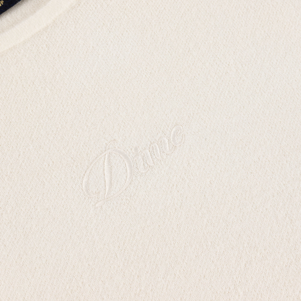 Cropped Mohair Knit Gradient Cream