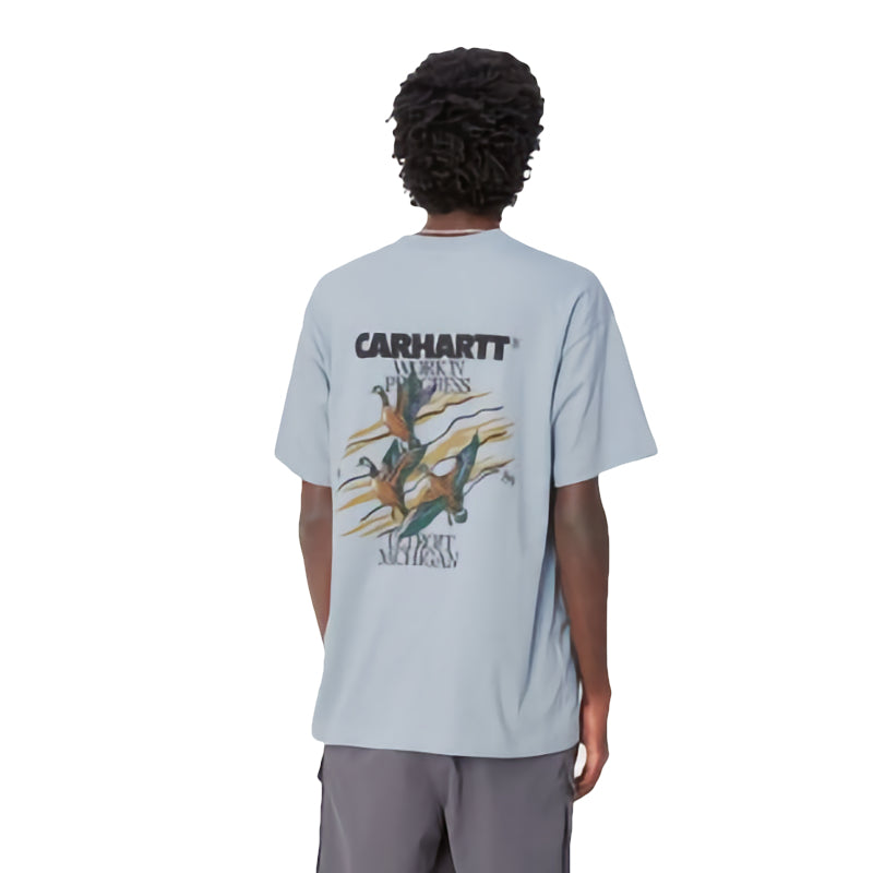 S/S Ducks T-Shirt Misty Sky