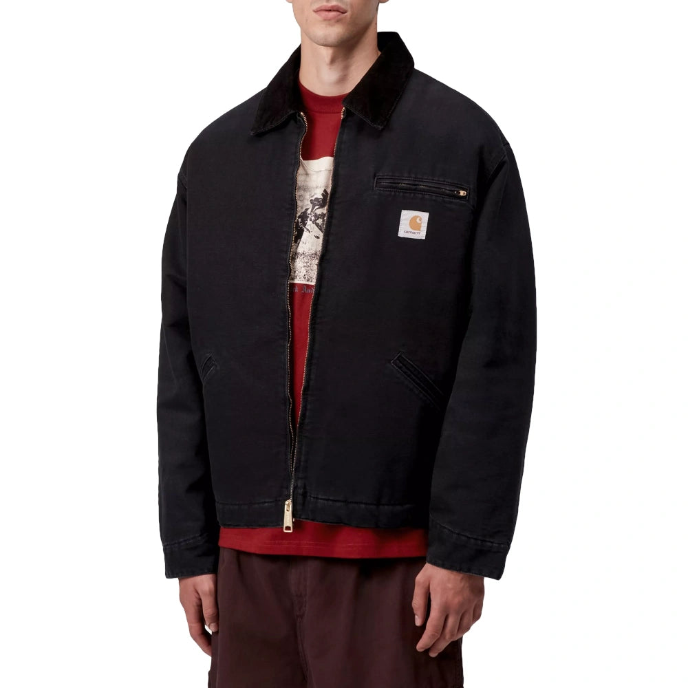 Detroit Jacket Black Stone Canvas