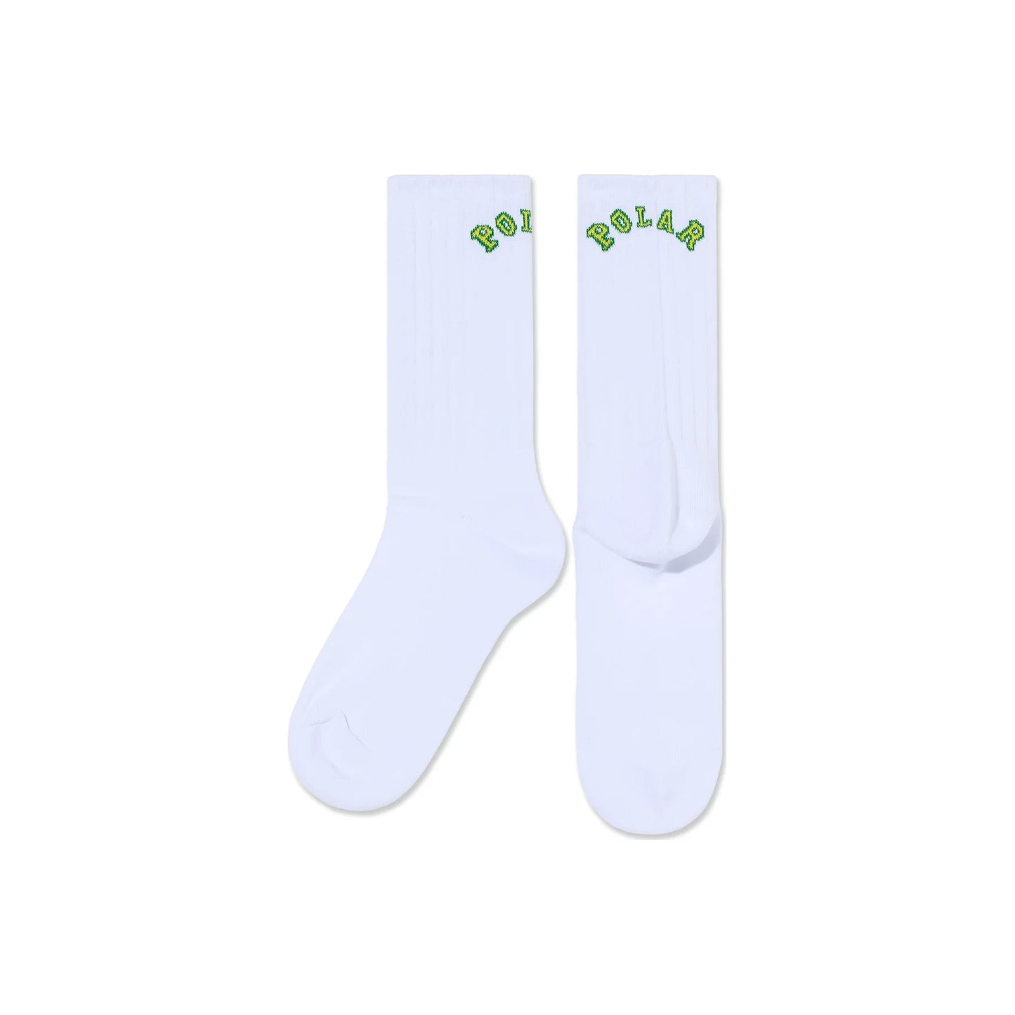 Large Rib Socks College White