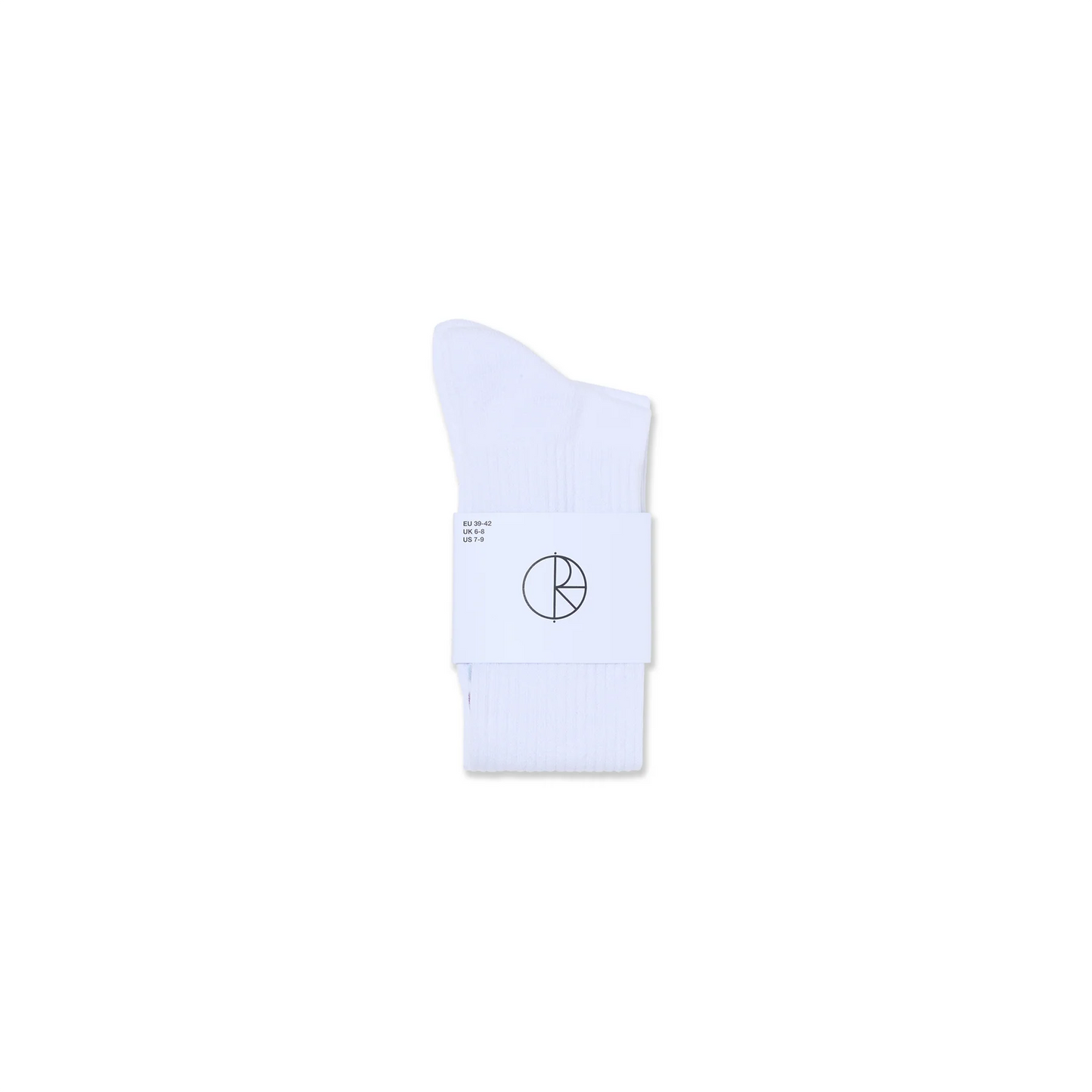 Long Rib Socks Stripes White/Blue/Purple