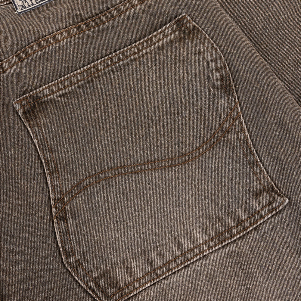 Relaxed Denim Sandblasted Brown