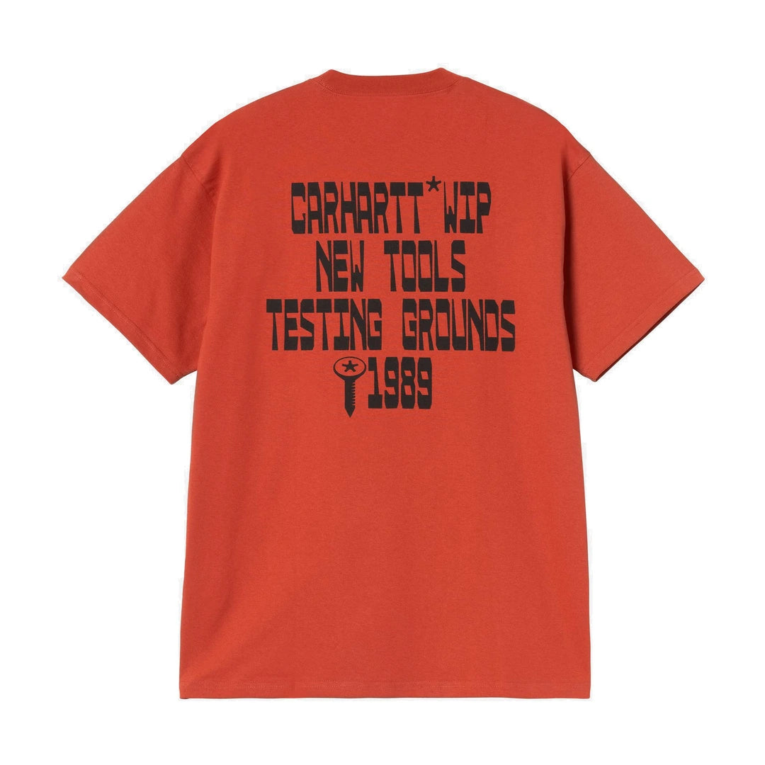S/S Blocks T-Shirt Oxide Red