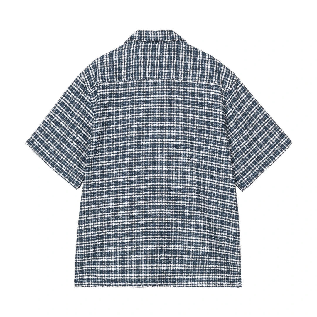 S/S Kander Shirt Kander Check, Blue River