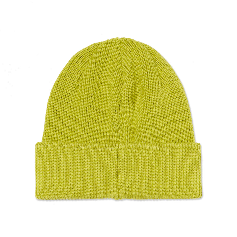 Double Fold Merino Beanie Moss Green
