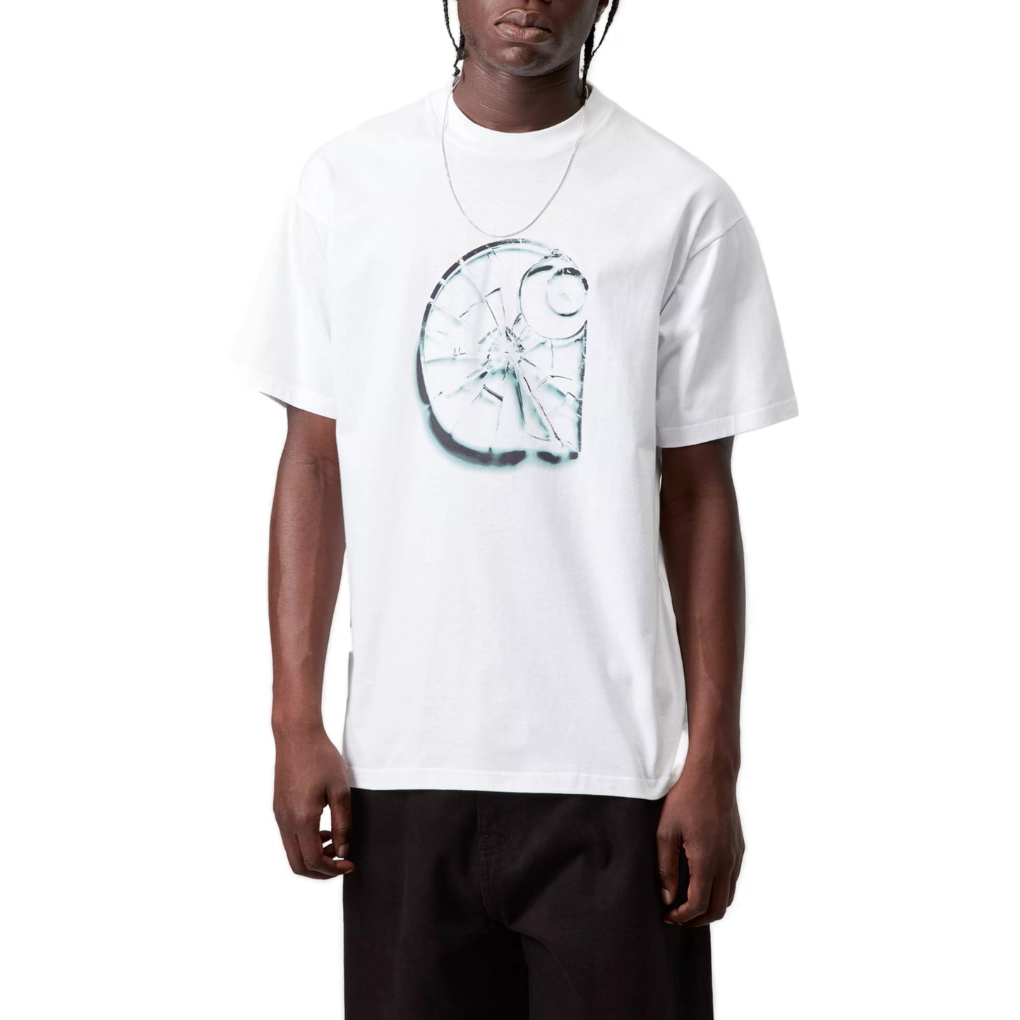 S/S Shattered T-Shirt White