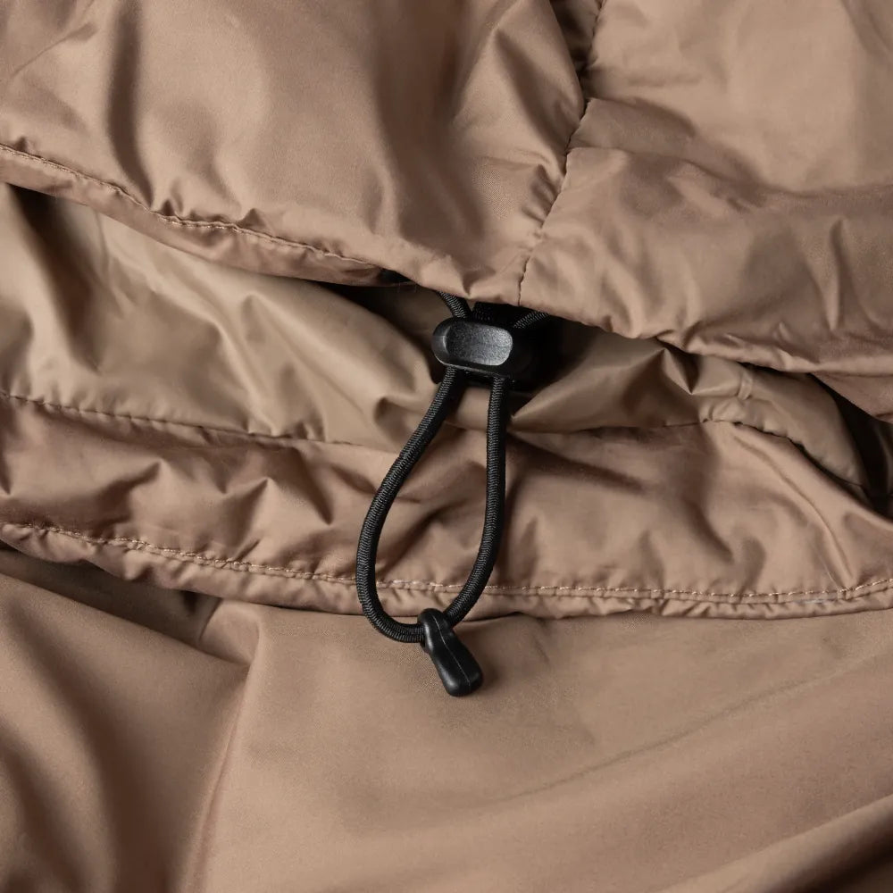 Pleated Puffer Bronze