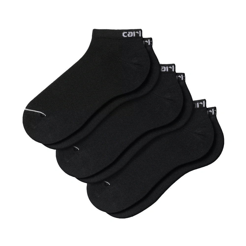 Script Sneakers Socks Black