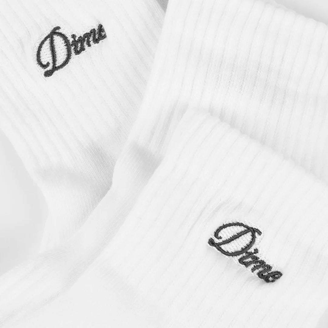 Two Pack Ankle Socks White