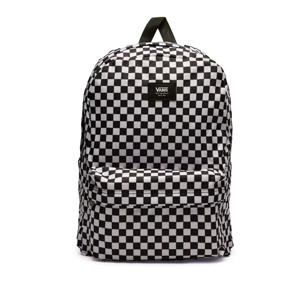 Vans Old Skool Check Backpack – Black/White
