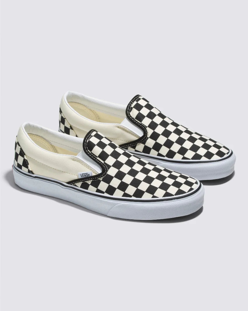 UA Classic Slip-On Checkered Black White