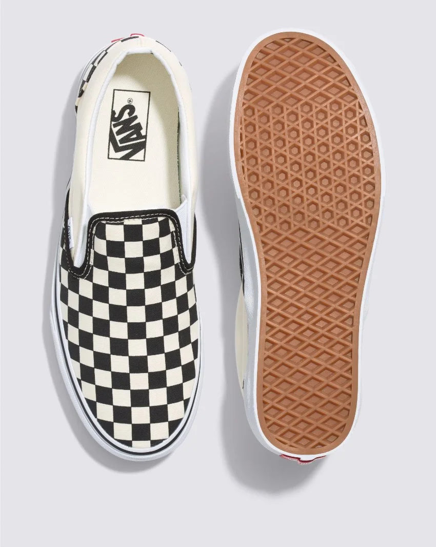UA Classic Slip-On Checkered Black White