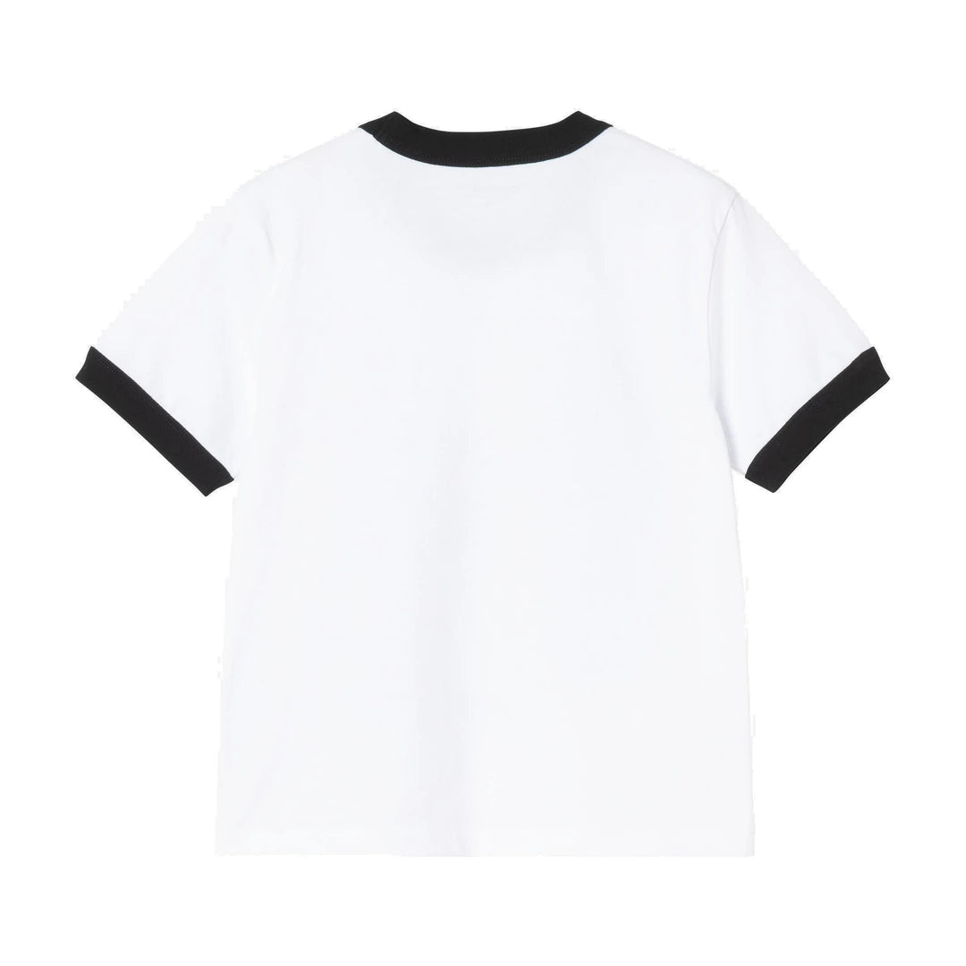W' S/S IP Ringer T-Shirt White / Black