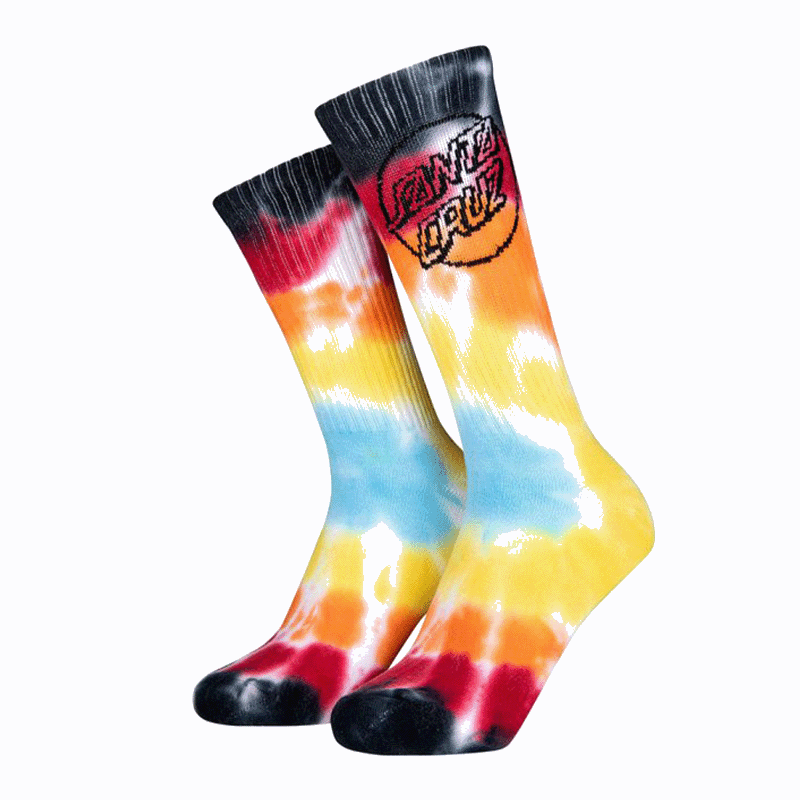 Opus Dot Black Rainbow Socks