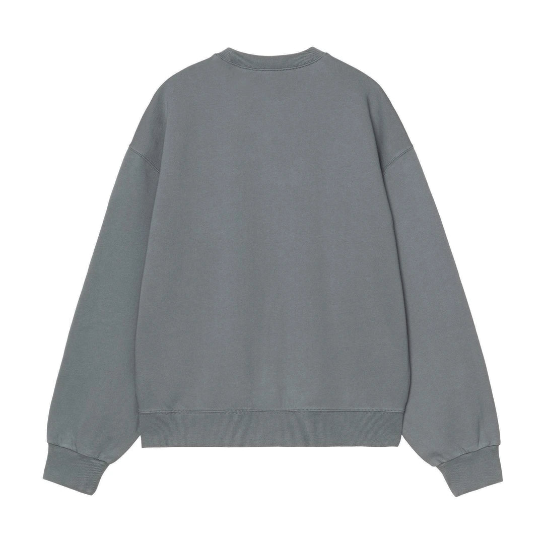 WIP III Sweat Cozy Blue heavy stone wash
